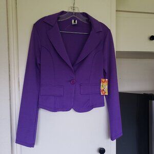 Kelly & City Purple Jacket Size Medium